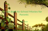 Back to-school movies for parents