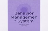 Behavior Management System (BMS) - Special Education