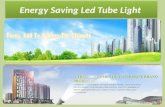 Energy saving led Tube Light