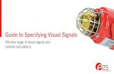 E2S Warning Signals - Guide to specifying visual signals