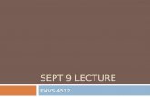 Sept 9 Lecture: Course Introduction