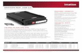 Imation RDX USB 3.0 Removable Hard Disk Storage System Info Sheet