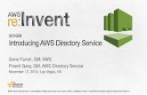 (SOV209) Introducing AWS Directory Service | AWS re:Invent 2014