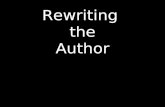 Rewriting the Author