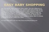 Easy baby shopping