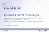 The Informed Rural Passenger Overview