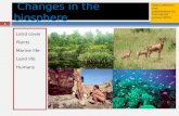 Climate change: Changes in the biosphere