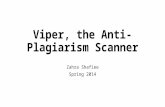 Viper, the Anti Pagiarism Scanner