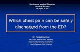 Which Chest Pain Can Be Safely Discharged From Ed
