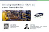 Delivering cost effective natural gas to your remote facility
