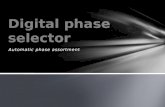 Digital phase selector