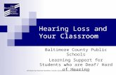 Hearing loss and your classroom march08 (mary ann brosso's conflicted copy 2012 11-11)