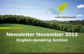 natur&ëmwelt English-speaking Section Newsletter 2013_11