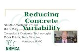Nrmca Webinar "Reducing Concrete Variability"
