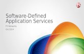 What are Software Defined Application Services