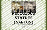 Saint statues (santos)