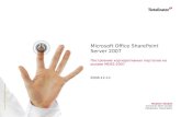 Microsoft Office Share Point Server 20072