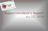 Superintendent's Report May.12.2014