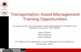 Transportation Asset Management Transportation Asset ...