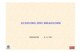 Achieving zero breakdown