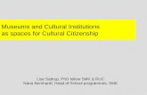 Museums and Cultural Institutions as space for Cultural Citizenship. Sharing is caring