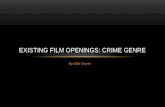 Crime film openings   powerpoint