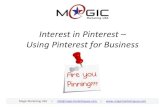 Interest in Pinterest – Using Pinterest for Business