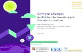 Climate Change: Implications for Investors and Financial Institutions