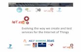 Evolving the way we create and test services for the Internet of Things