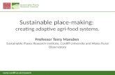 Sustainable place making creating adaptive agri-food systems