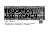 Lecture | Women and Education