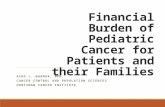 Financial Burden of Pediatric Cancer for Patients and their Families