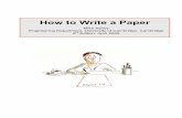 Ashby How to Write a Paper