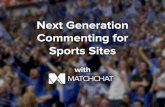 MatchChat - More Revenue, Comments & Engagement
