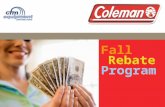 Coleman Fall Rebate Program
