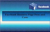 Facebook business page pros and cons