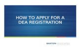 How to Apply for a DEA Registration