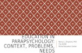 Education in parapsychology pa 2014