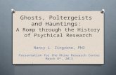 RRC Talk: Ghosts, poltergeists & hauntings 2013