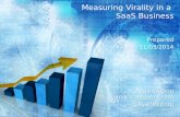 Measuring Virality in a SaaS Business