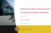SPM15 Consultancy Report Feedback