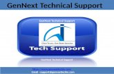 Technical support by GENNEXT