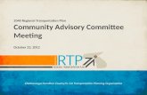 2040 RTP Community Advisory Committee/Core Technical Team #2