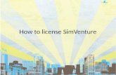 How to license SimVenture