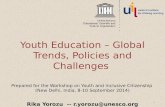 Youth Education - Global Trends, Policies and Challenges