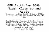 GMU Earth Day 2009 Trash Audit