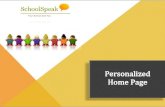 Personalized home page school speak(2)