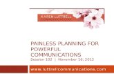 Painless planning for powerful communications