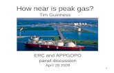 How near is peak gas?