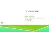 2014 MORPC Social Media Workshop - City of Dublin